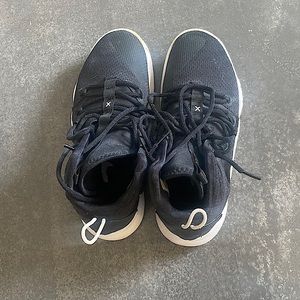 Black basketball shoes